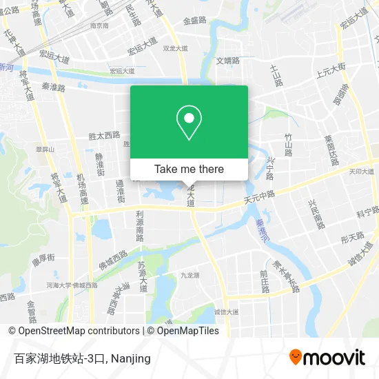 百家湖地铁站-3口 map