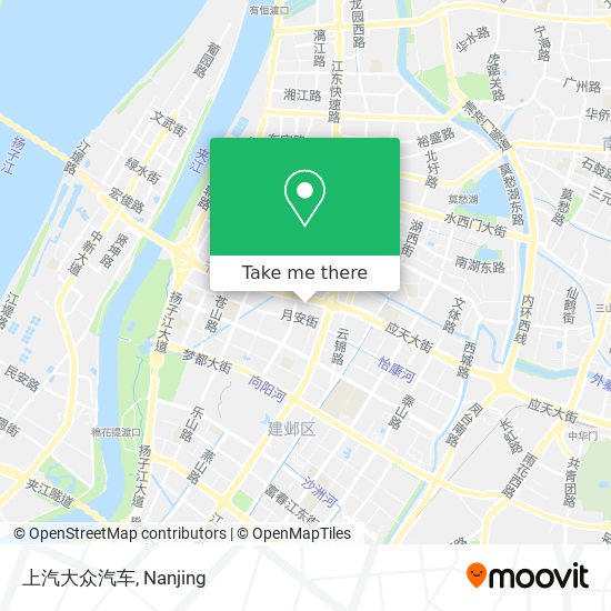 上汽大众汽车 map