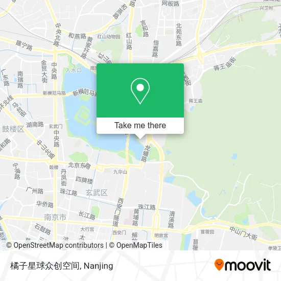 橘子星球众创空间 map