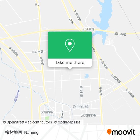 橡树城西 map
