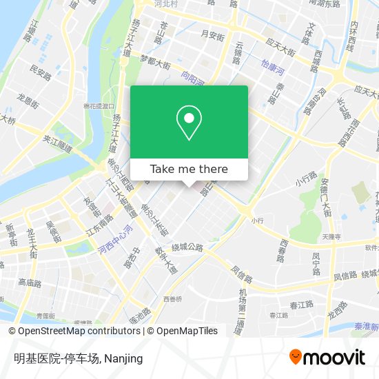 明基医院-停车场 map
