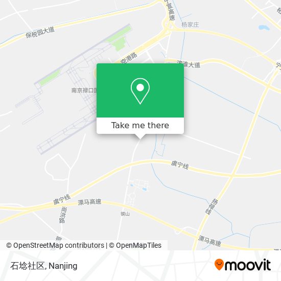 石埝社区 map