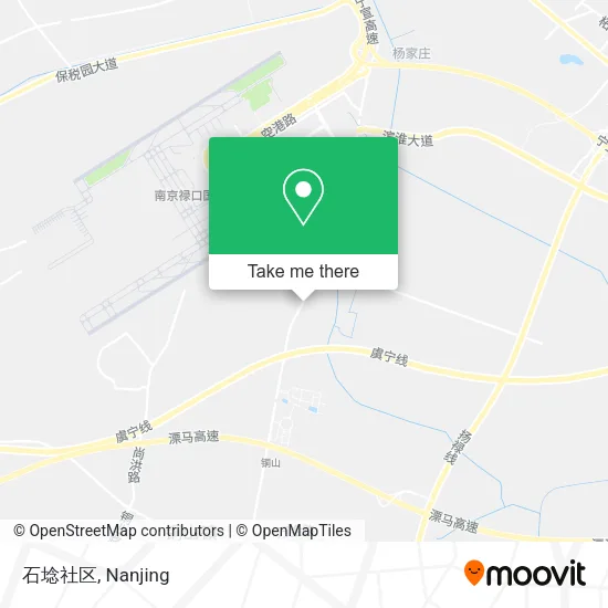 石埝社区 map