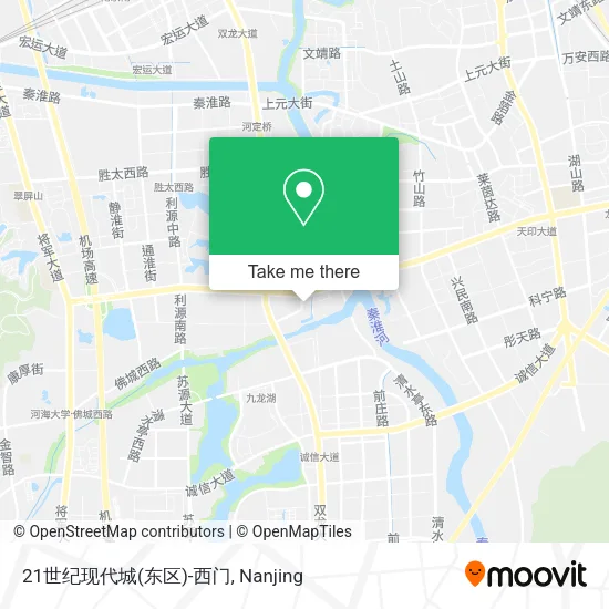 21世纪现代城(东区)-西门 map