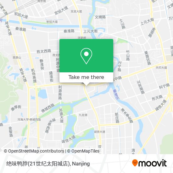 绝味鸭脖(21世纪太阳城店) map