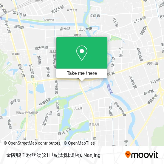 金陵鸭血粉丝汤(21世纪太阳城店) map