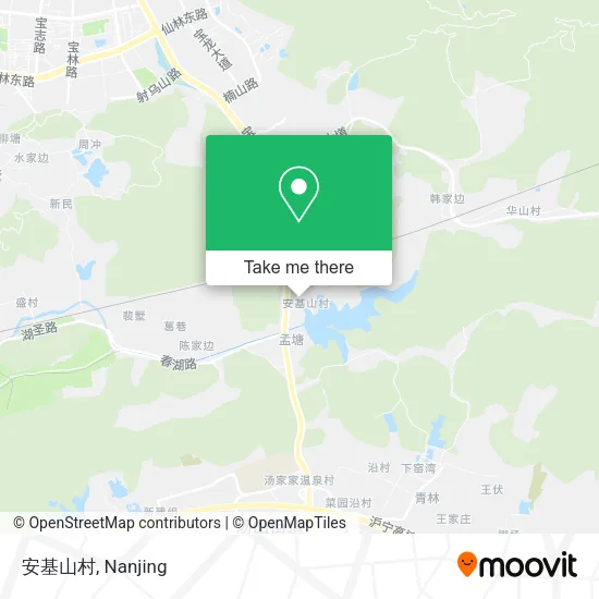 安基山村 map