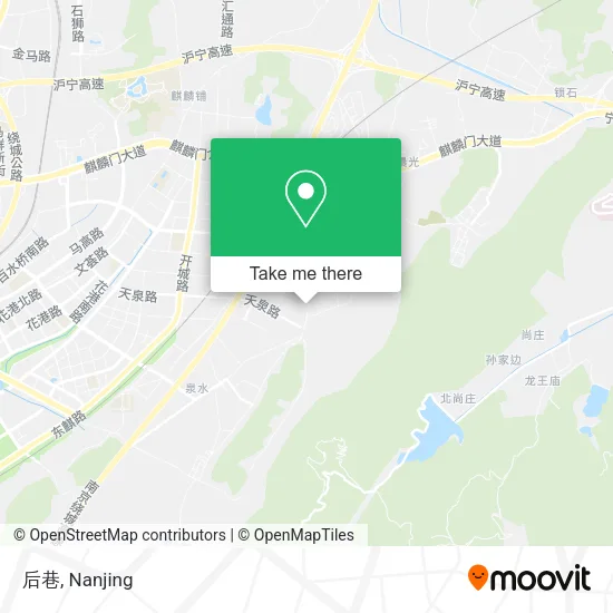 后巷 map