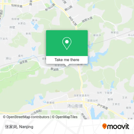 张家岗 map