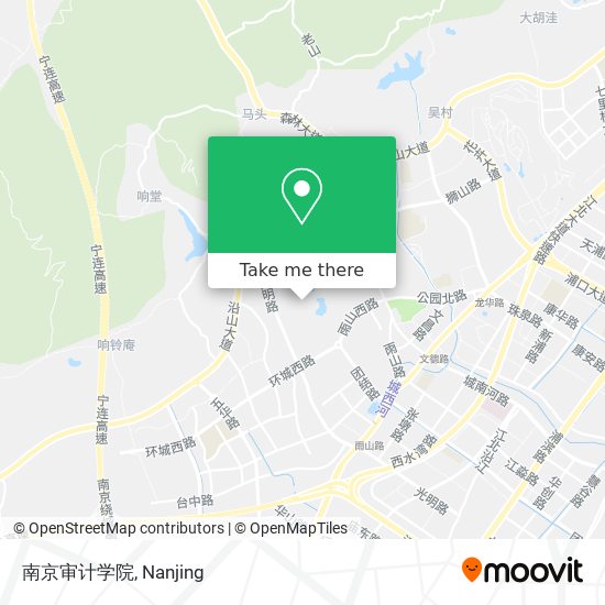 南京审计学院 map