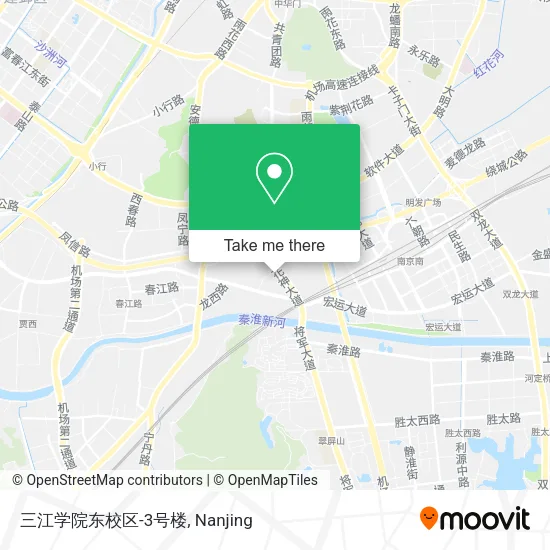 三江学院东校区-3号楼 map