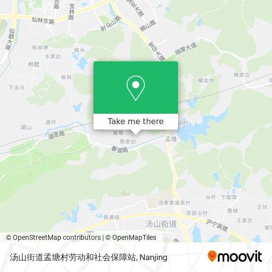 汤山街道孟塘村劳动和社会保障站 map