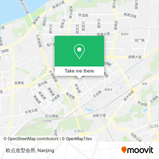 欧点造型会所 map