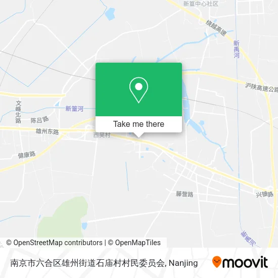 南京市六合区雄州街道石庙村村民委员会 map