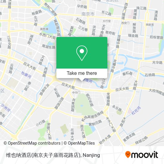 维也纳酒店(南京夫子庙雨花路店) map