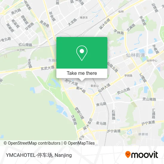 YMCAHOTEL-停车场 map