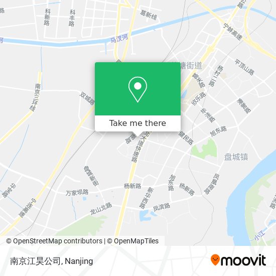南京江昊公司 map