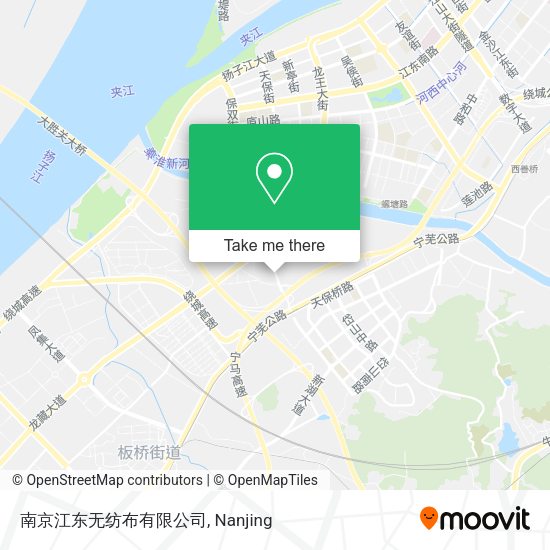 南京江东无纺布有限公司 map