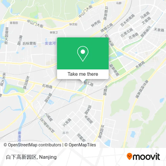 白下高新园区 map