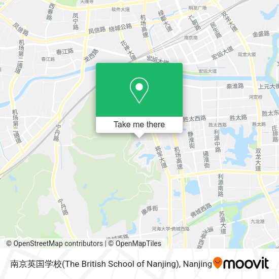 南京英国学校(The British School of Nanjing) map