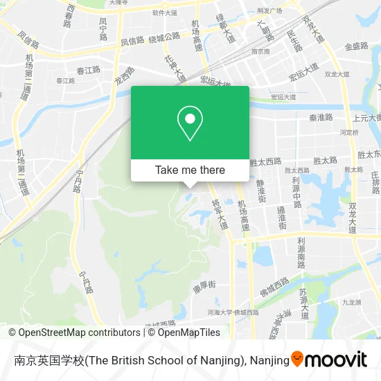 南京英国学校(The British School of Nanjing) map