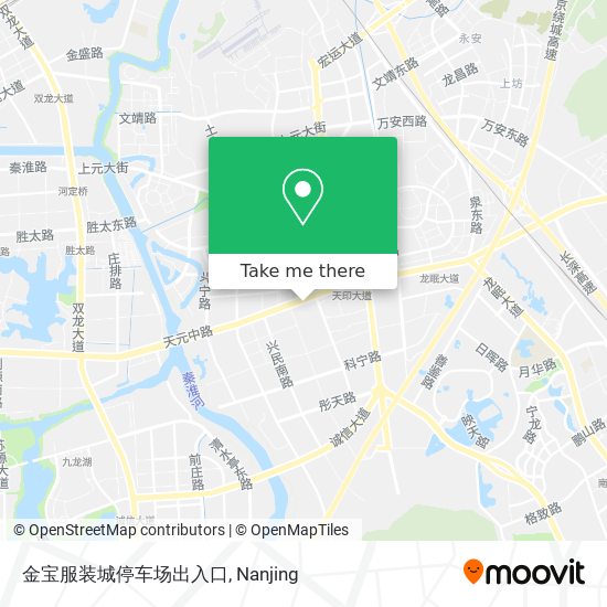 金宝服装城停车场出入口 map