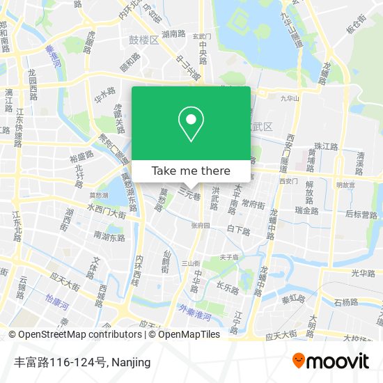 丰富路116-124号 map