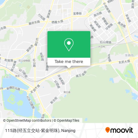 115路(经五立交站-紫金明珠) map