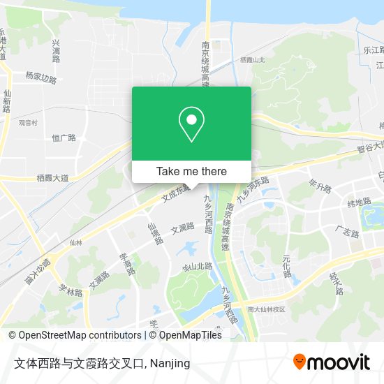 文体西路与文霞路交叉口 map