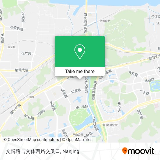 文博路与文体西路交叉口 map