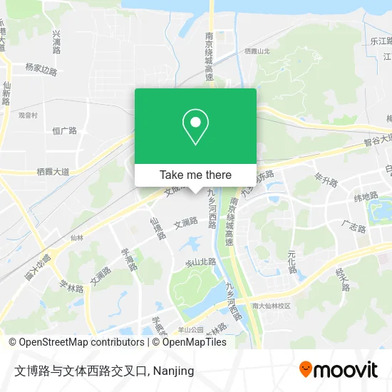文博路与文体西路交叉口 map