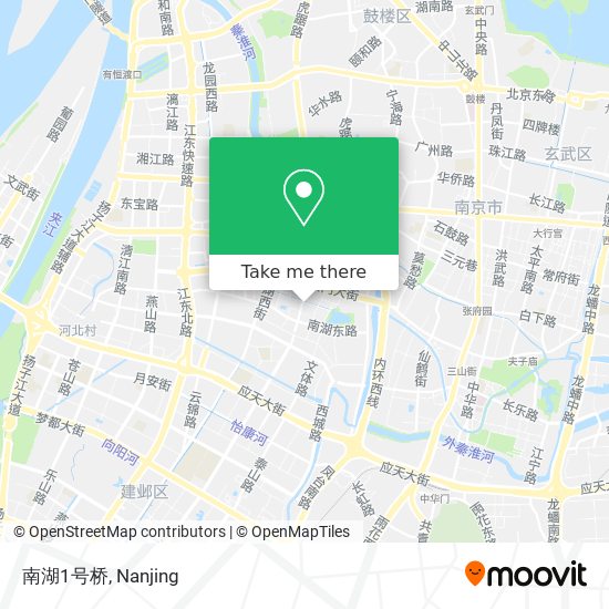 南湖1号桥 map