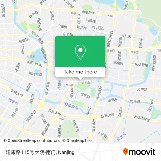 建康路115号大院-南门 map