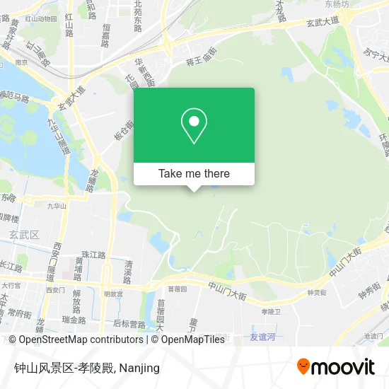 钟山风景区-孝陵殿 map