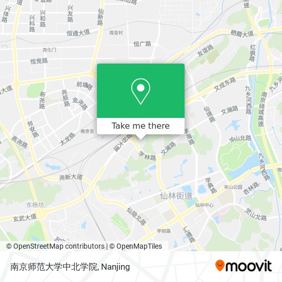 南京师范大学中北学院 map