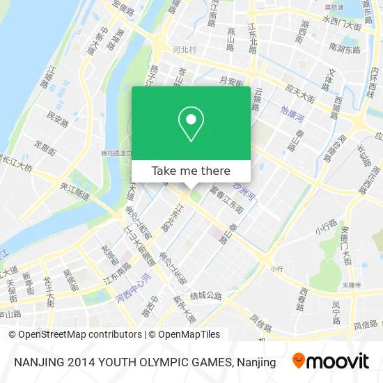 NANJING 2014 YOUTH OLYMPIC GAMES map