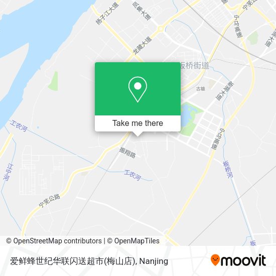 爱鲜蜂世纪华联闪送超市(梅山店) map
