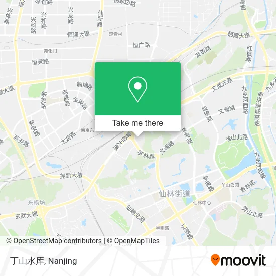 丁山水库 map