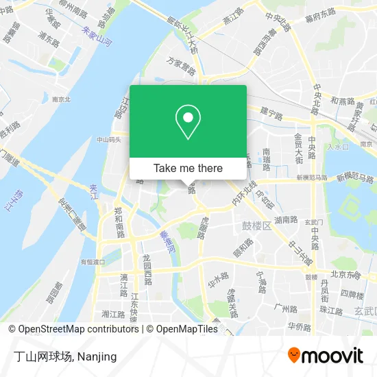丁山网球场 map