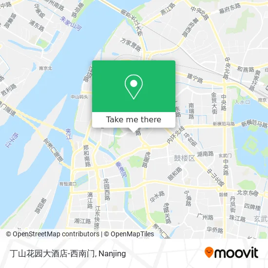 丁山花园大酒店-西南门 map