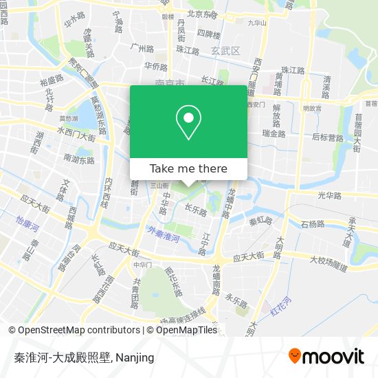 秦淮河-大成殿照壁 map