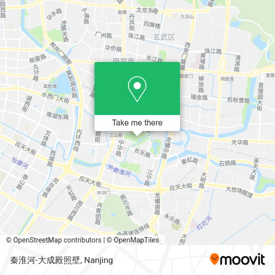 秦淮河-大成殿照壁 map