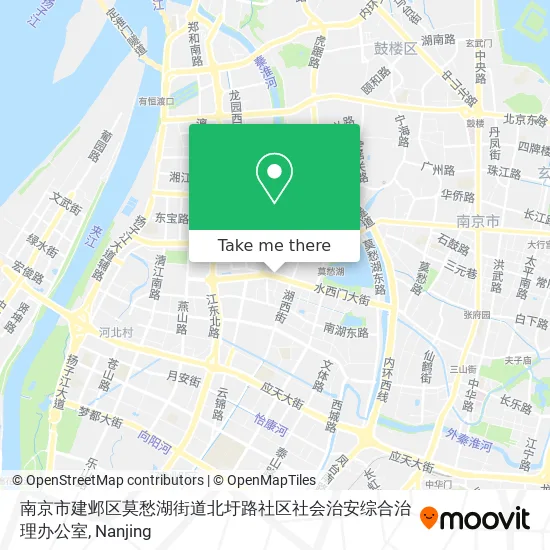南京市建邺区莫愁湖街道北圩路社区社会治安综合治理办公室 map