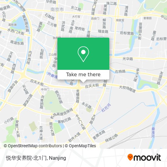 悦华安养院-北1门 map