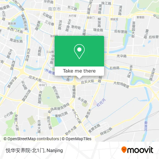 悦华安养院-北1门 map
