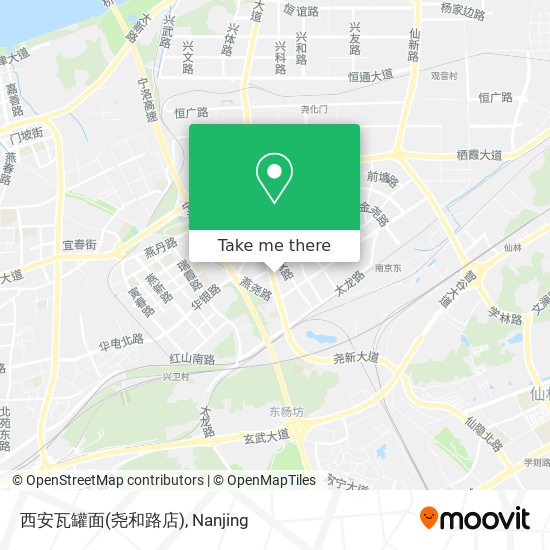 西安瓦罐面(尧和路店) map