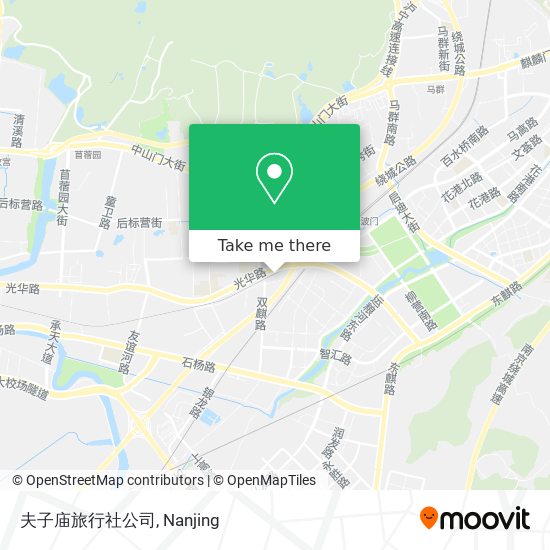 夫子庙旅行社公司 map