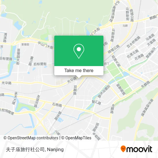 夫子庙旅行社公司 map