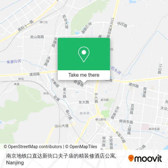 南京地铁口直达新街口夫子庙的精装修酒店公寓 map