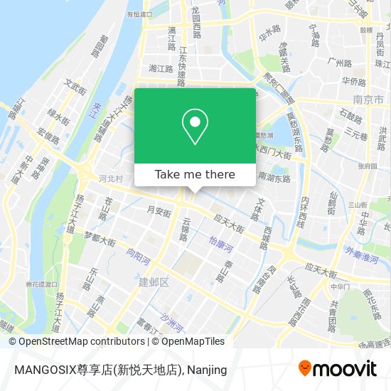 MANGOSIX尊享店(新悦天地店) map